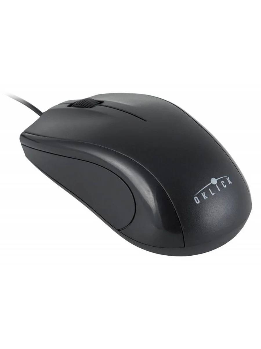 Мышь Oklick 185M черный USB 945606