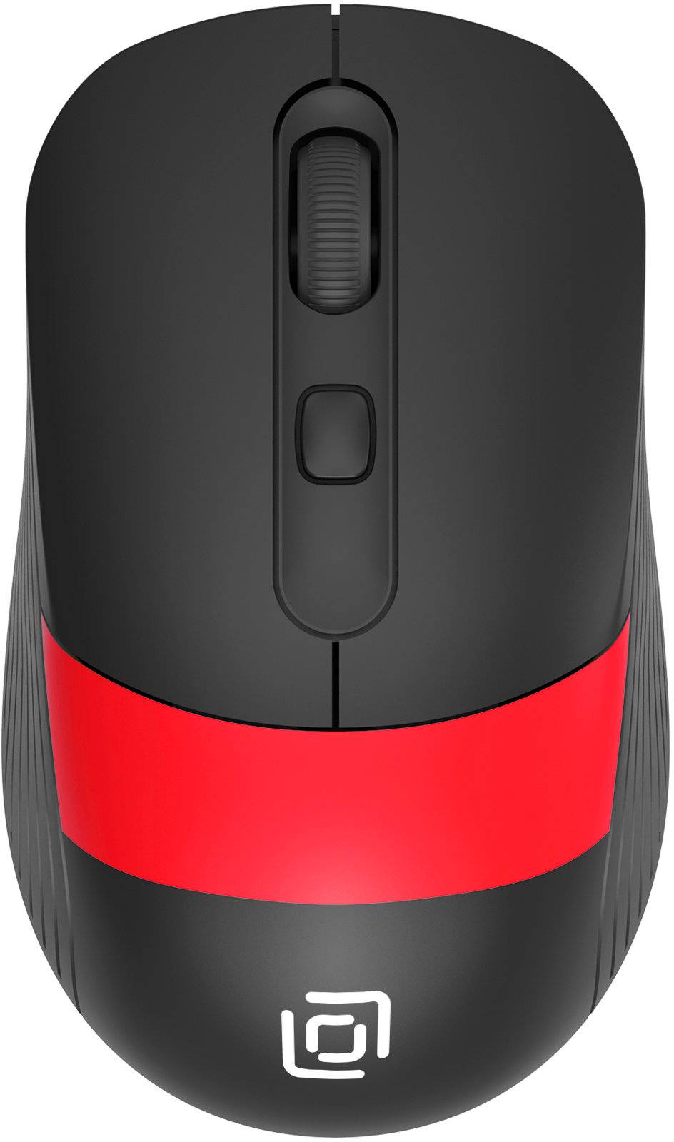 Мышь Oklick 310MW, черный/красный 1869093