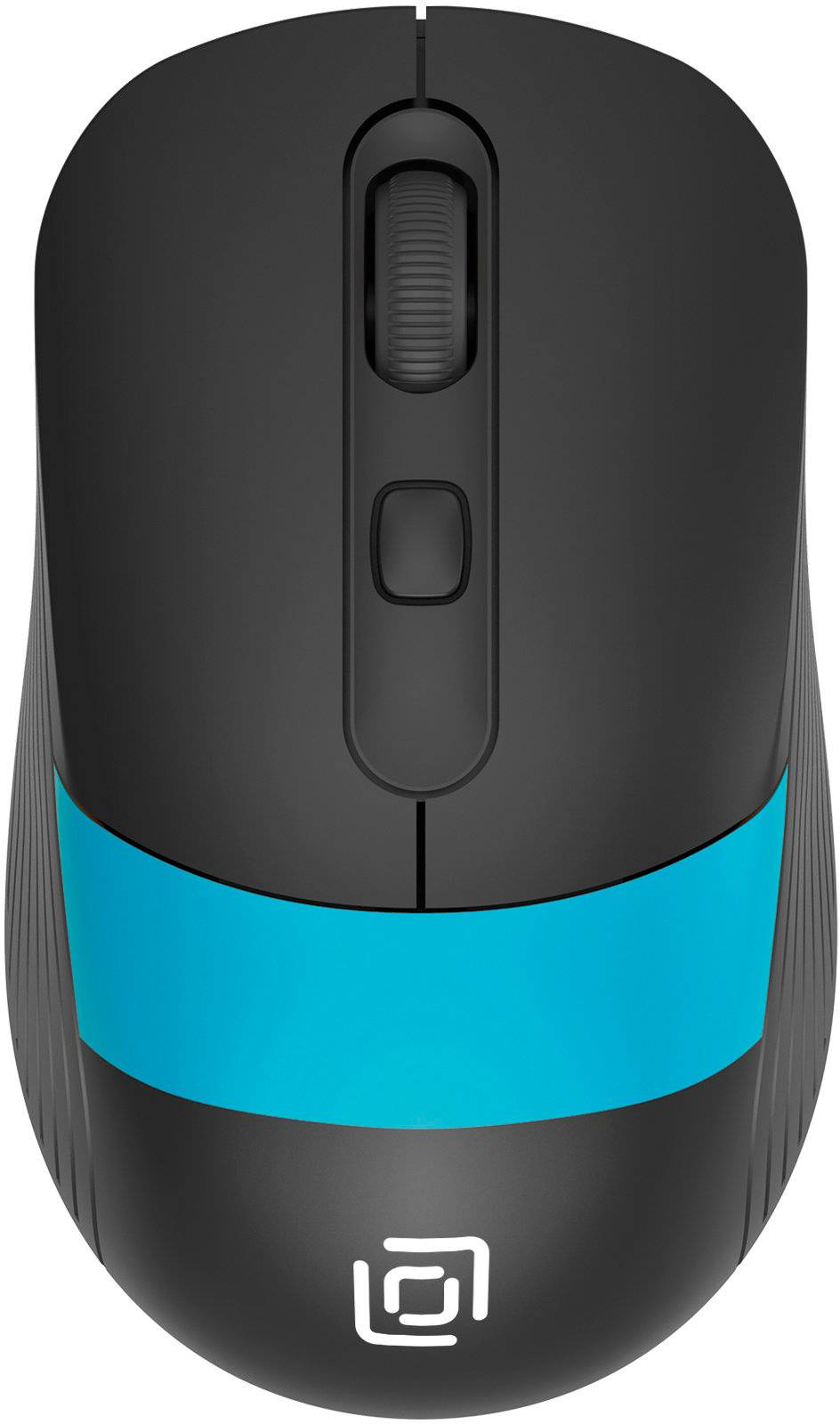 Мышь Oklick 310MW, черный/синий 1869090