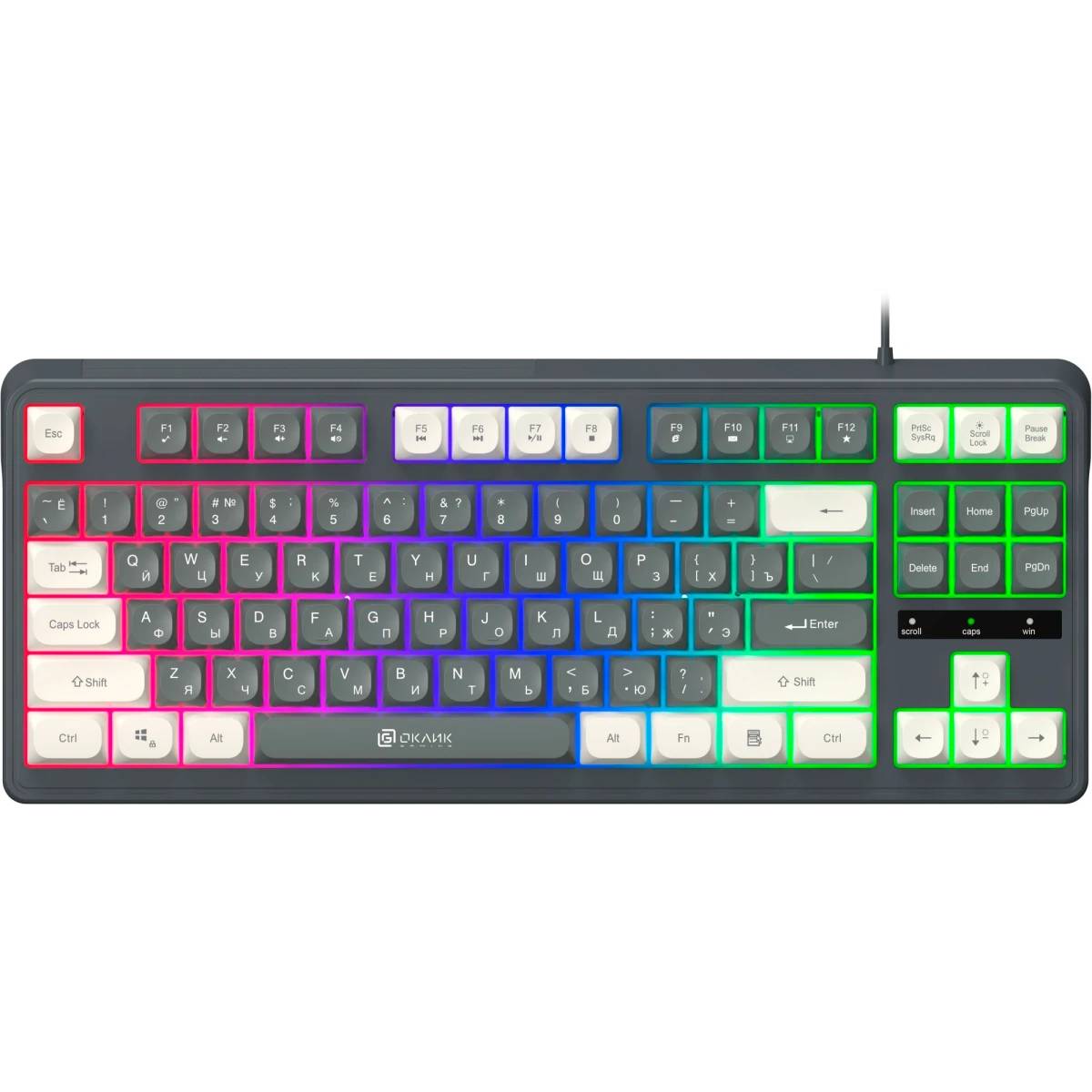 Клавиатура Oklick 711G, Grey