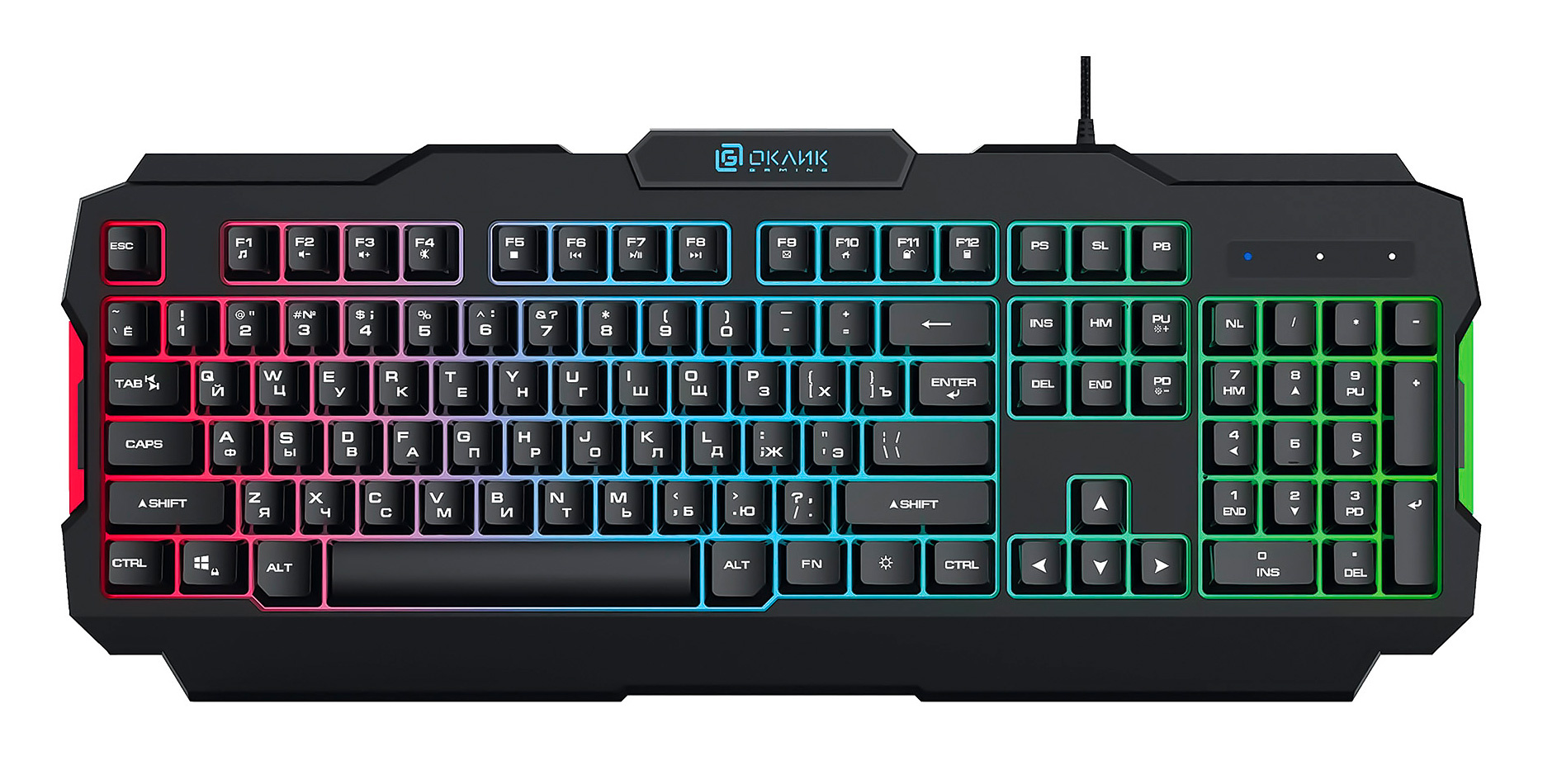Клавиатура Oklick 757G HW2 черный