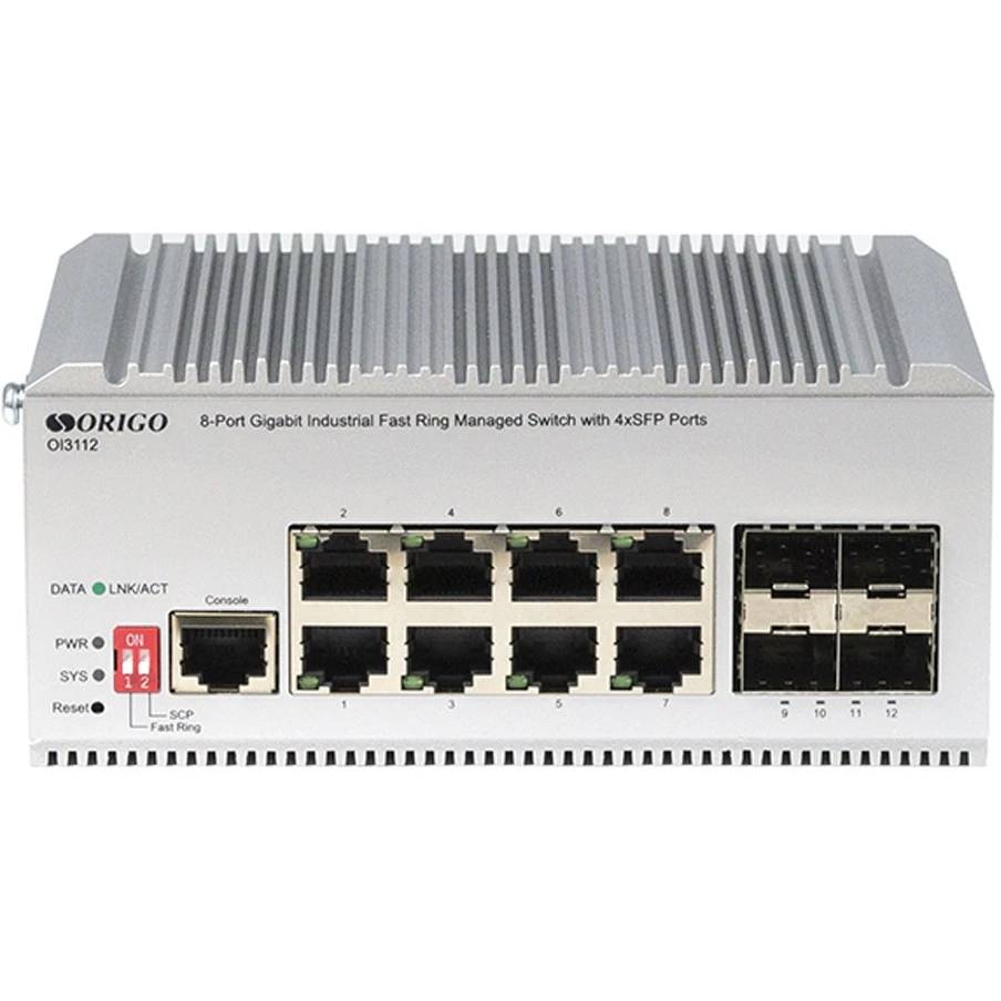 Коммутатор ORIGO OI3112, 8xLAN 1Gbps, 4xSFP