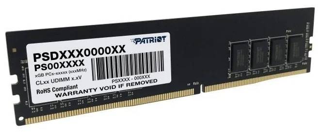 Оперативная память 16Gb Patriot Signature PSD416G240081, DDR IV, PC-19200, 2400MHz