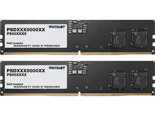 Оперативная память 32Gb Patriot Signature PSD532G4800K, DDR V, PC-38400, 4800MHz, kit 2x16Gb