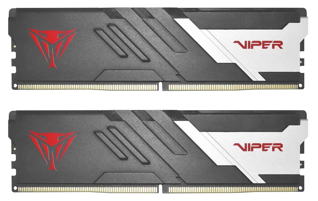 Оперативная память 32Gb Patriot Viper Venom Black PVV532G660C34K, DDR V, PC-52800, 6600MHz, kit 2x16Gb