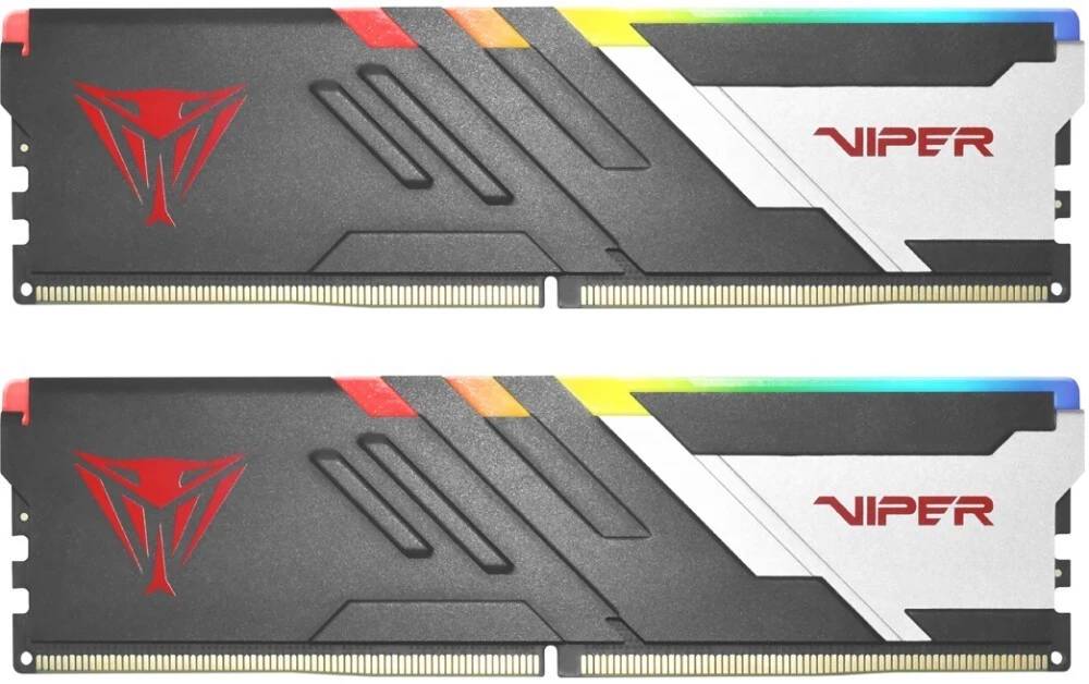 Оперативная память 32Gb Patriot Viper Venom RGB PVVR532G600C36K, DDR V, PC-48000, 6000MHz, kit 2x16Gb