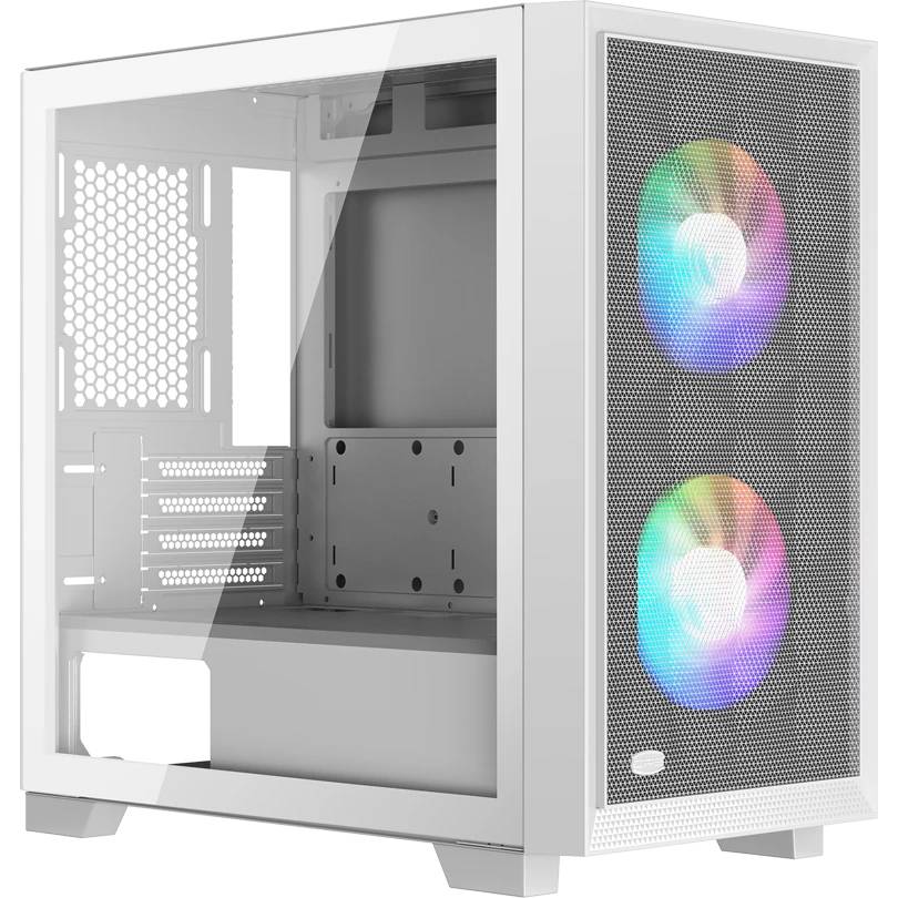 Корпус PcCooler C3D310 WH ARGB, без БП, mATX