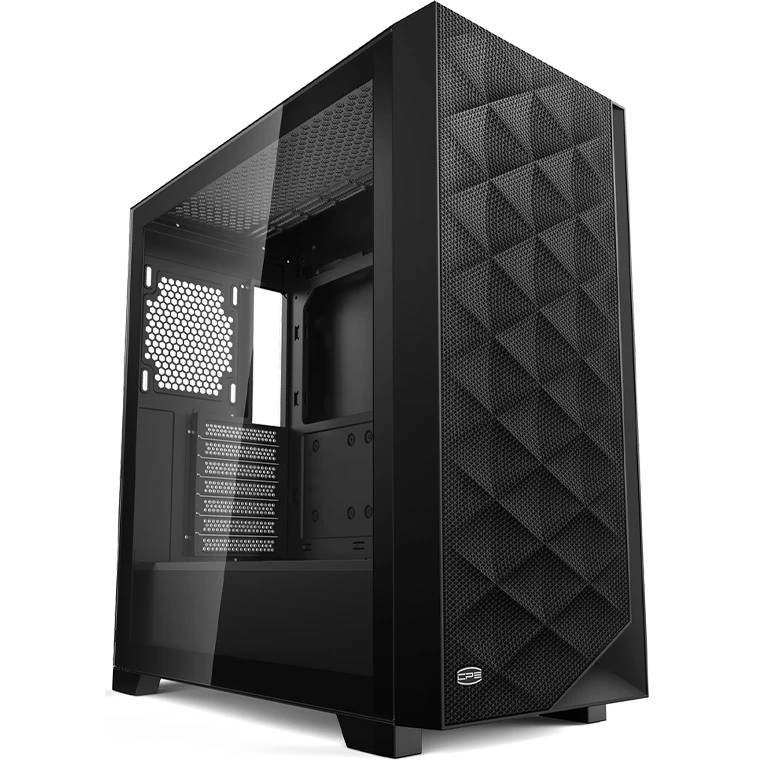 Корпус PcCooler C3D510 BK ARGB (C3D510-BKP3-GL), без БП, ATX