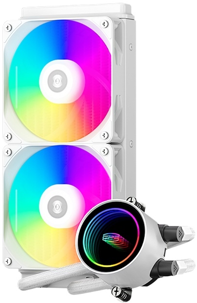 Жидкостное охлаждение PCCooler DA240 ARGB WH (DA240-WHAWXX-GL) (LGA1700 Ready)