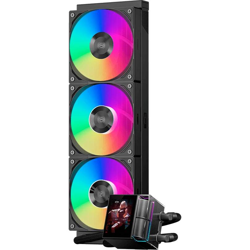 Жидкостное охлаждение PCCooler DC360 Display ARGB Black (DS360-BKAWXY-GL) (LGA1700 Ready)