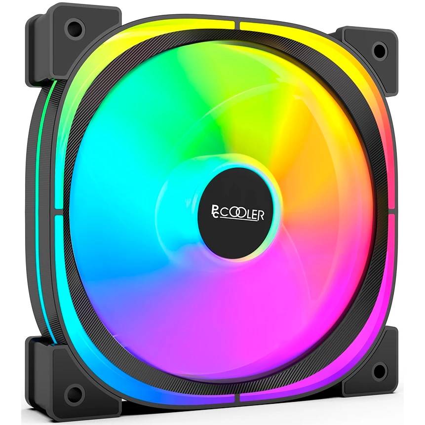 Вентилятор 12x12см PCCooler EF120 ARGB BK (F3-L120BKAM3-GL), 3шт