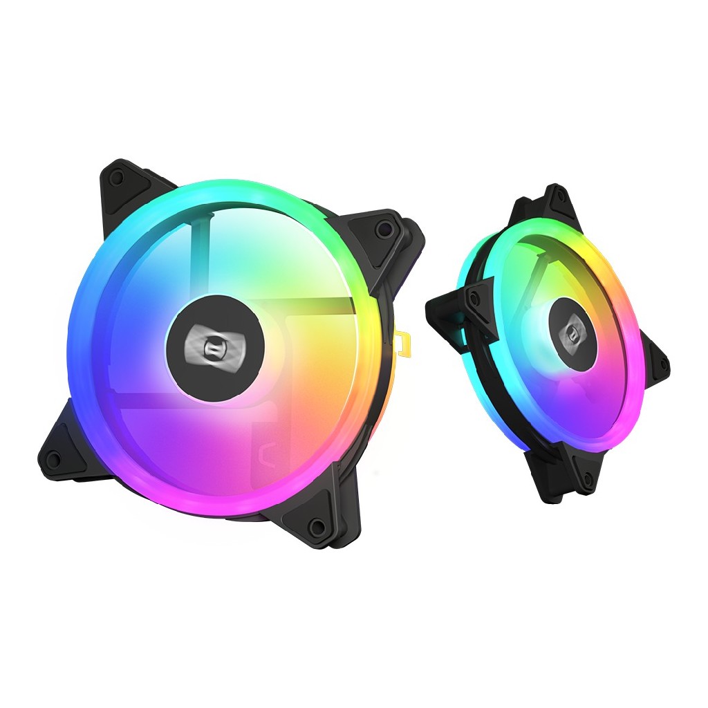 Вентилятор 12x12см PCCooler F3 T120 ARGB Black (F3-T120BKAM3-GL), 3шт