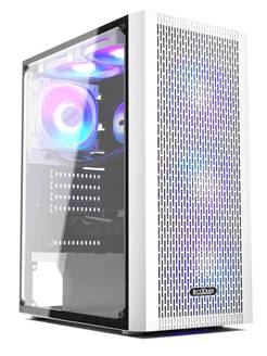Корпус PcCooler MA100 MESH WH, без БП, ATX