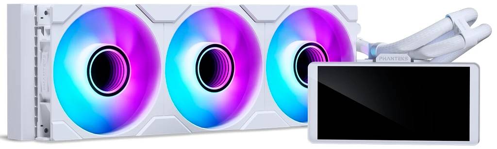Жидкостное охлаждение Phanteks Glacier One 360M25 G2 LCD White PH-GO360M25G2LCD_DWT01