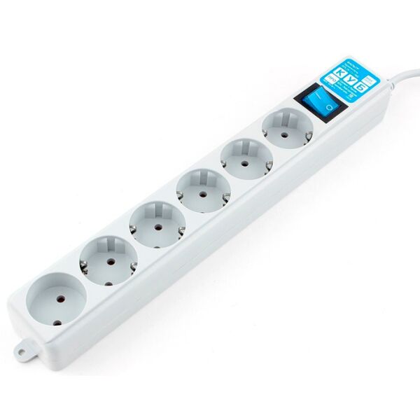 Сетевой фильтр 5м 6 розеток Power Cube SPL(5+1)-16B-P-5М белый