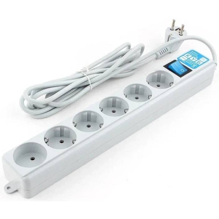 Сетевой фильтр 3м 6 розеток Power Cube SPL6-16-P-3М, белый