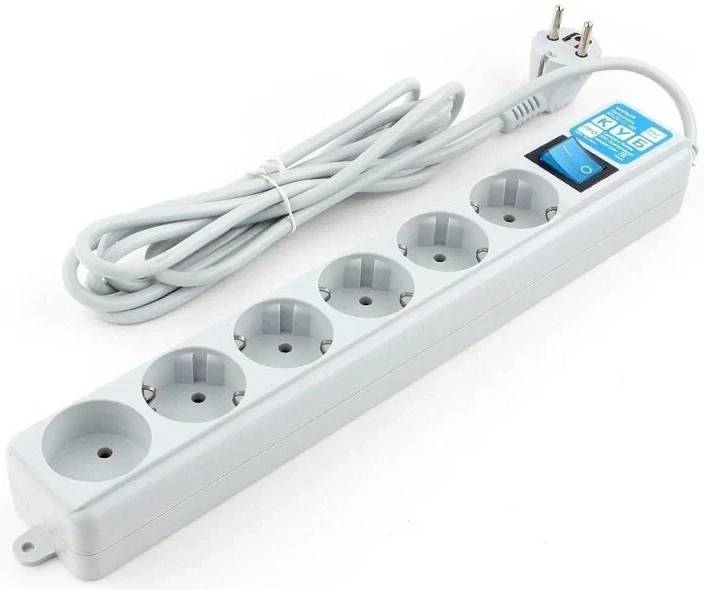 Сетевой фильтр 3м 6 розеток Power Cube SPL6-16-P-3M, белый