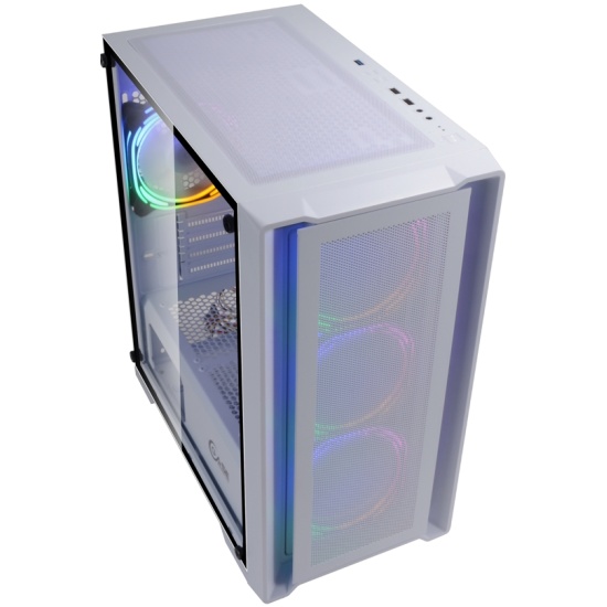 Корпус Powercase Alisio Micro X4W White CAMIW-L4, без БП, mATX