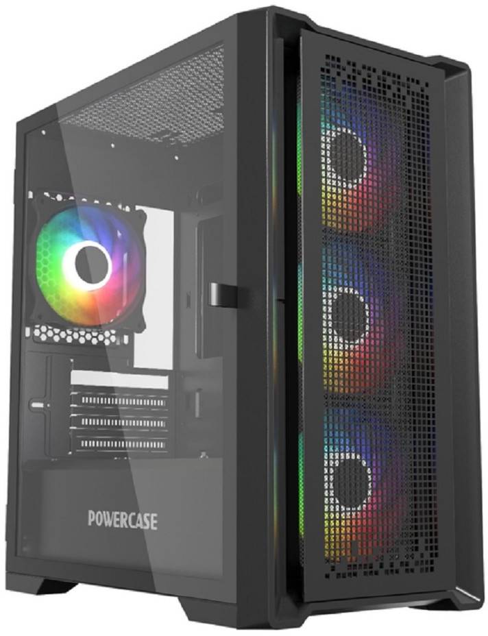 Корпус Powercase ByteFlow Micro Black CAMBFB-A4, без БП, mATX