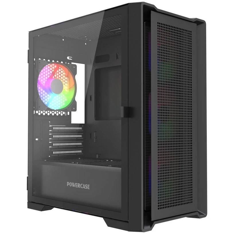 Корпус Powercase Alisio Micro X4B V2 LE (CAMCXB-A4-LE), без БП, mATX