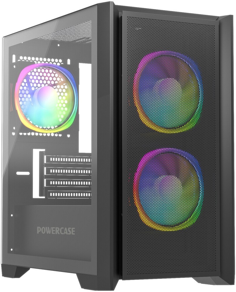 Корпус Powercase Alisio Micro Z3B ARGB CAMZB-A3, без БП, mATX