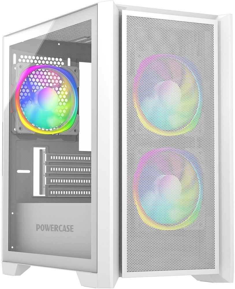 Корпус Powercase Alisio Micro Z3W ARGB CAMZW-A3, без БП, mATX