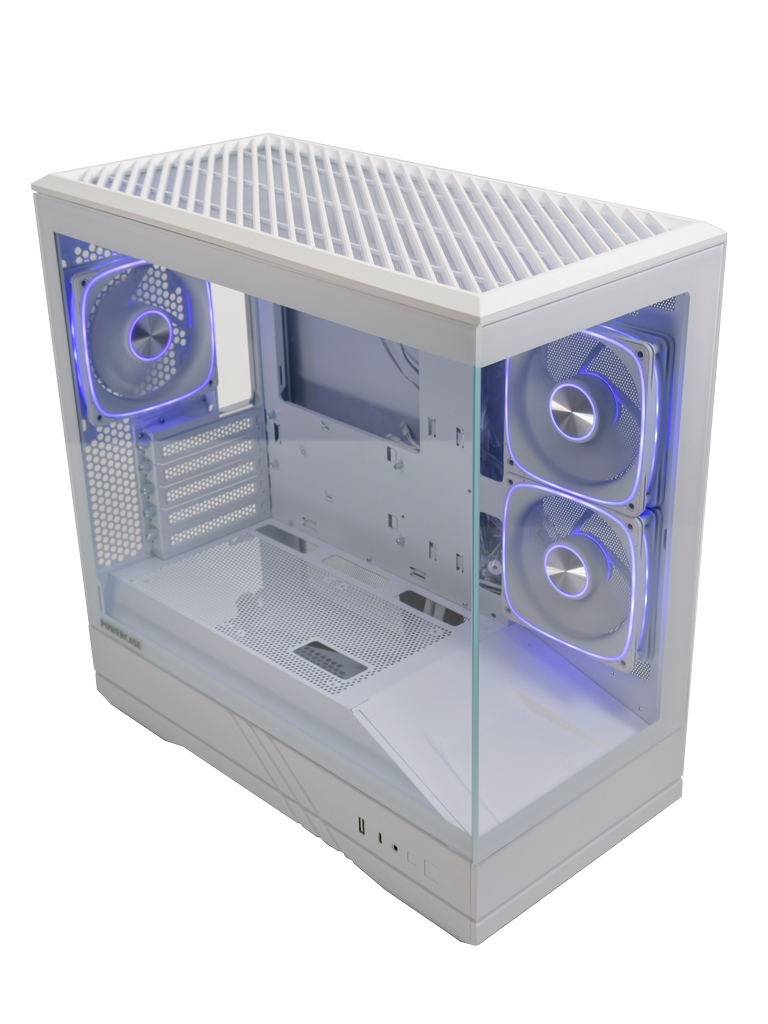 Корпус Powercase GT3 ARGB White CMGT3W-A3, без БП, mATX
