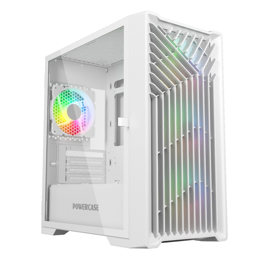 Корпус Powercase Mistral Micro X4W White CMMXW-L4, без БП, mATX