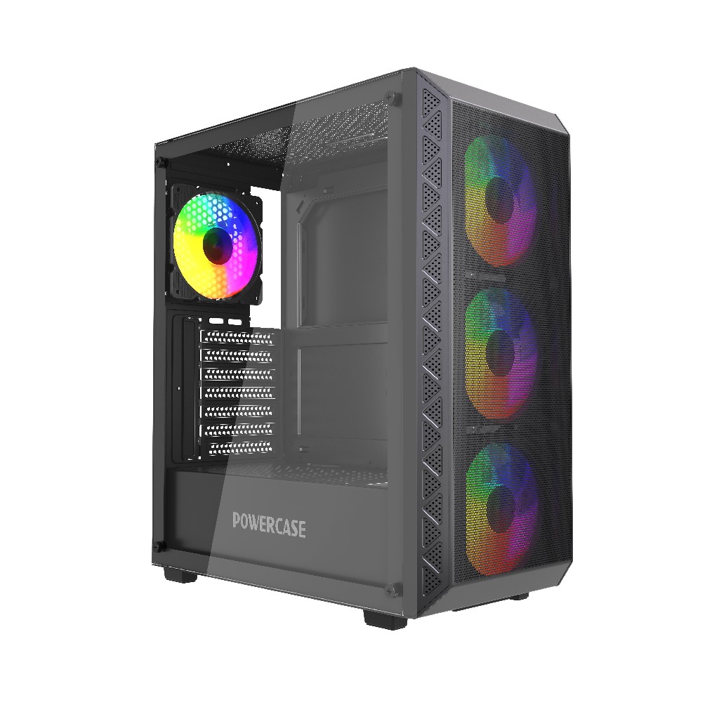 Корпус Powercase Mistral S4B Black CMSB-L4, без БП, ATX