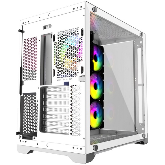 Корпус Powercase Vision White CVWA-L4, без БП, ATX