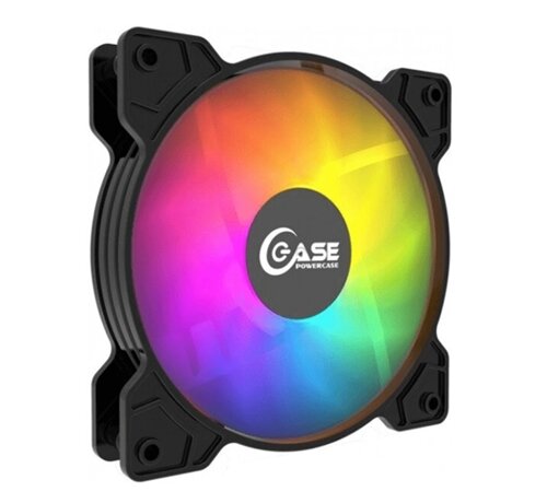 Вентилятор 12x12см Powercase M2_6P, ARGB, OEM