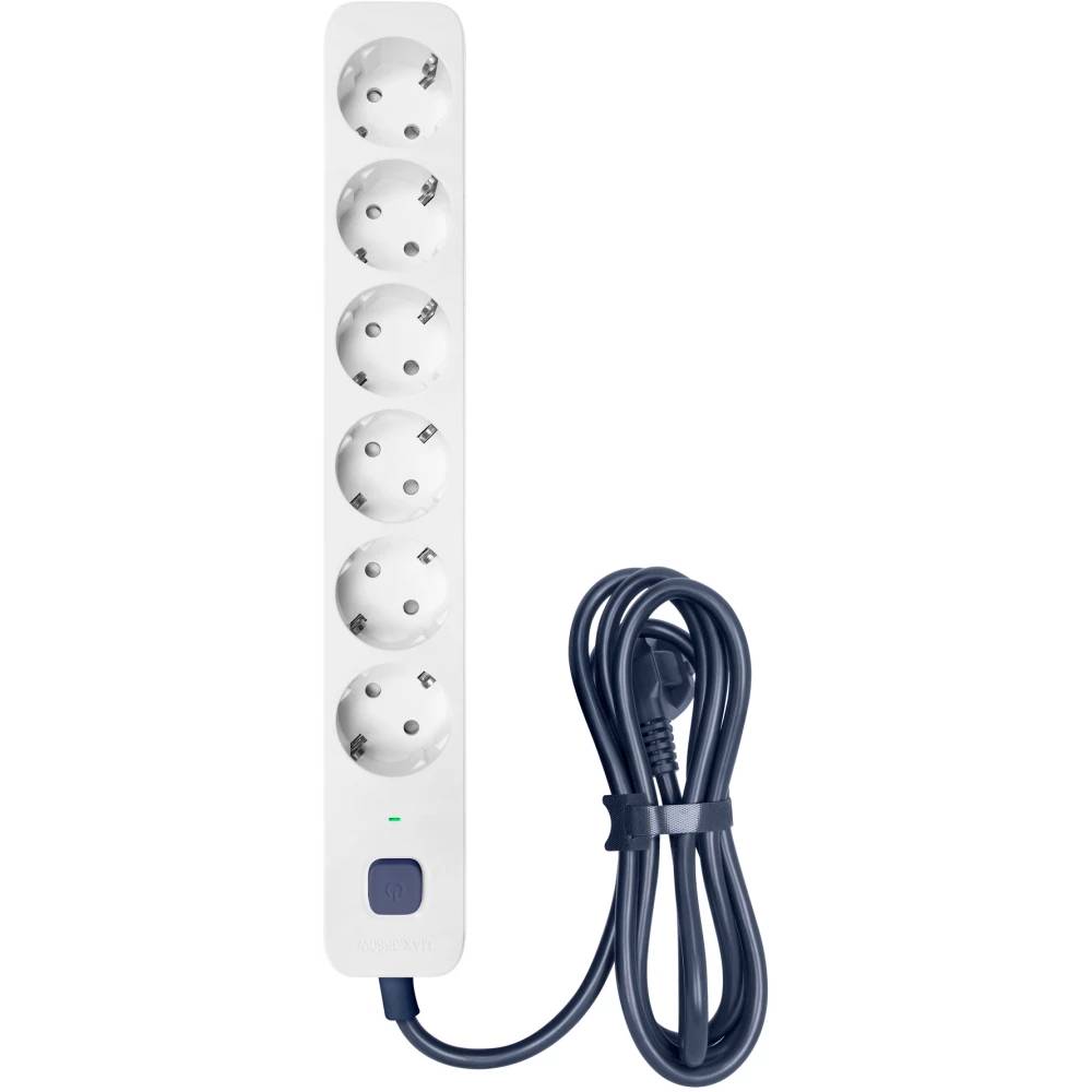 Сетевой фильтр 1.8м 6 розеток Powercom SP-06W белый