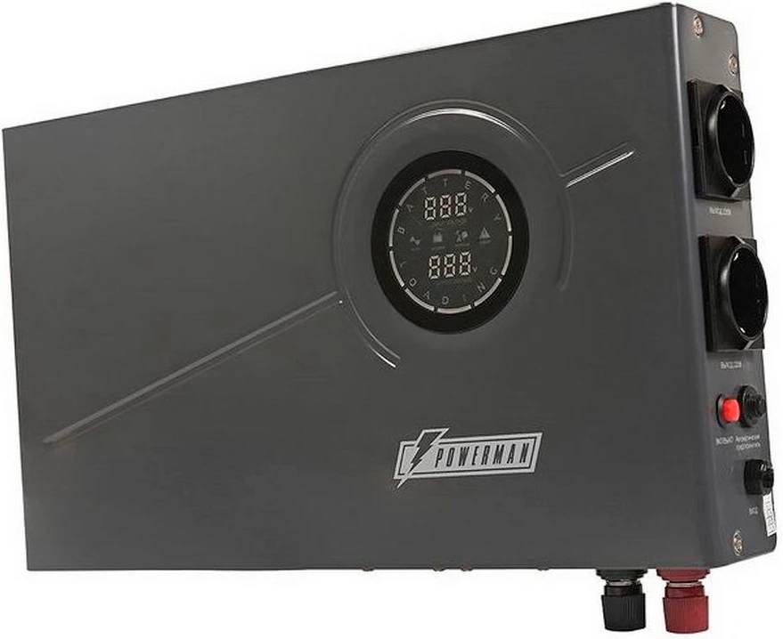ИБП PowerMan Smart 1000 INV Graphite, 1000VA (2xSchuko)