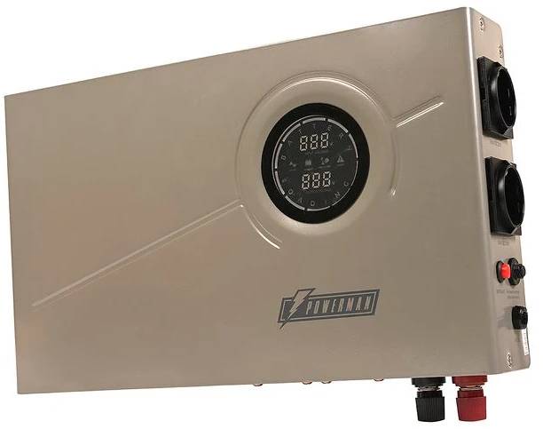 ИБП PowerMan Smart 1000 INV Silver, 1000VA (2xSchuko)