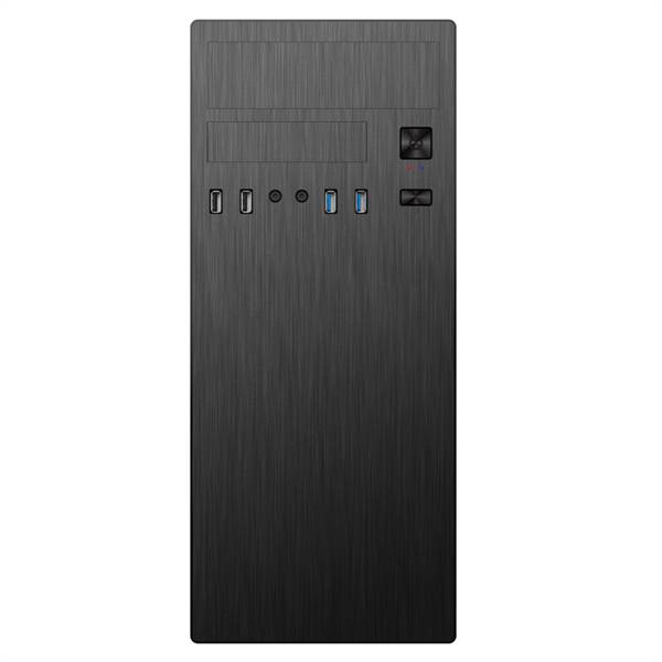 Корпус PowerMan DA812BK, черный, 500Вт, ATX