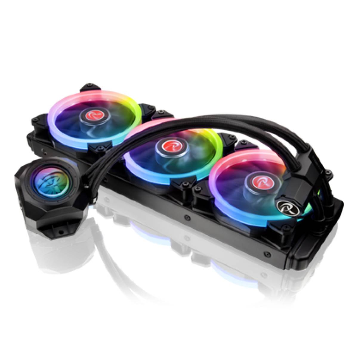Жидкостное охлаждение Raijintek ORCUS 360 RBW 0R10B00103, 300W