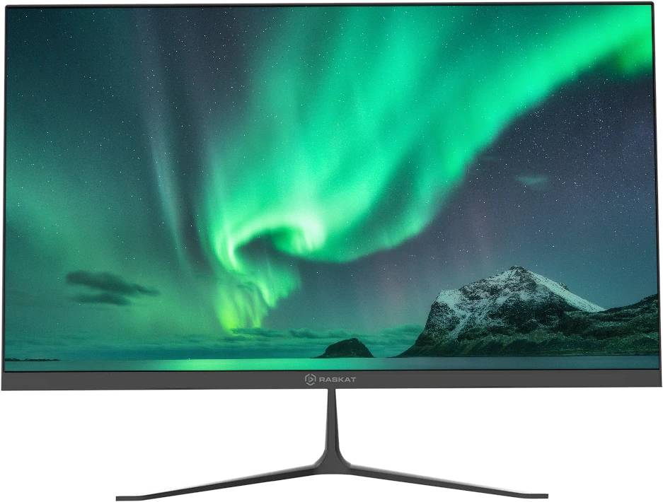 Монитор 23.8" Raskat I24F10DA, 1920x1080, IPS, 100Hz, (VGA, HDMI, DP)
