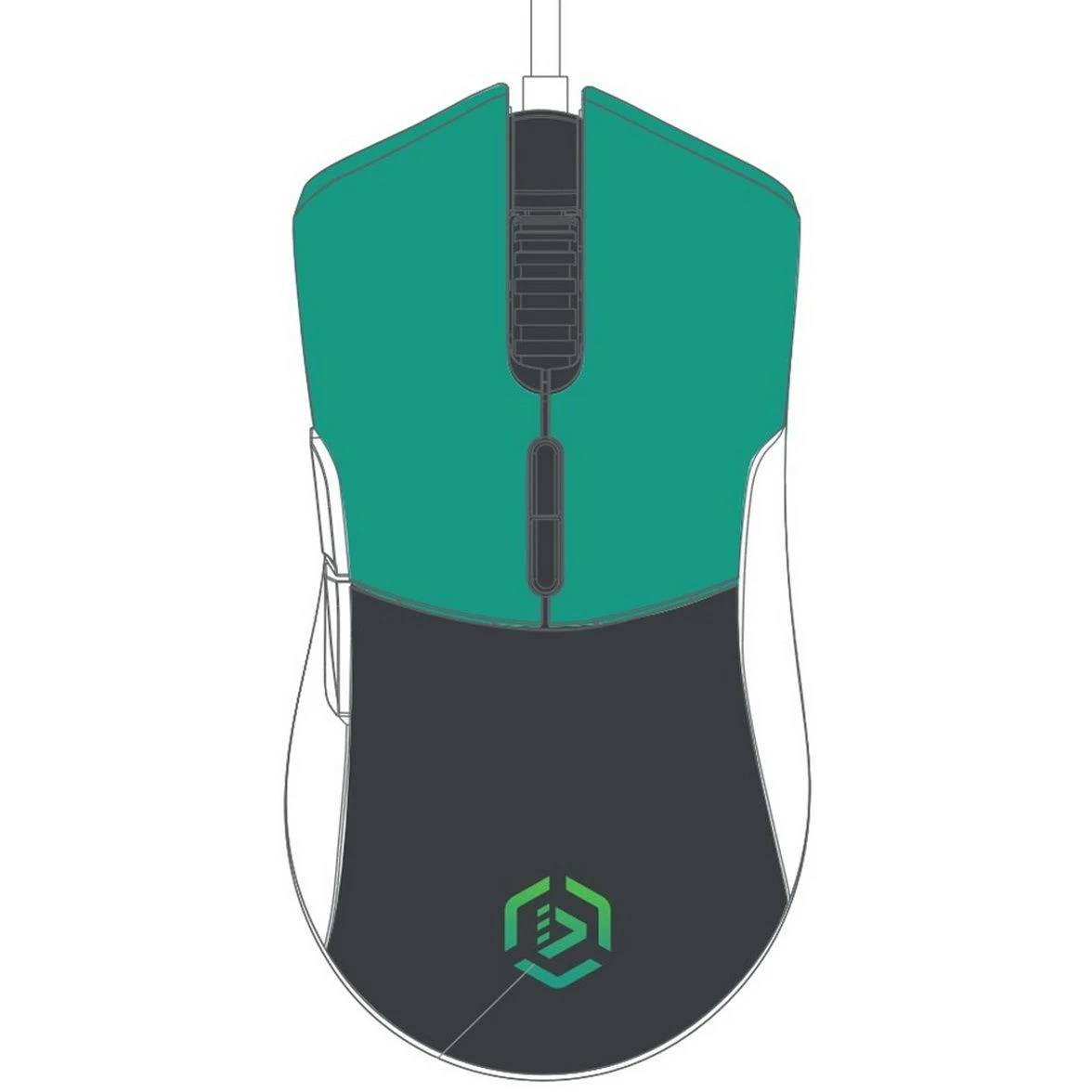 Мышь Raskat MG017, green