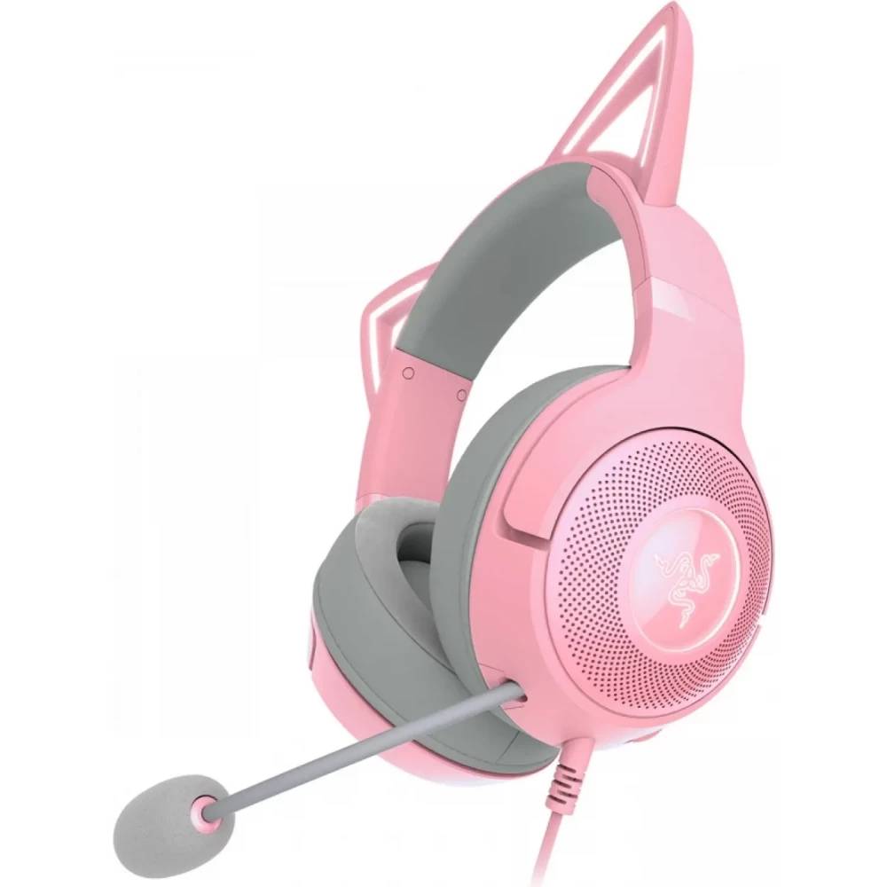 Гарнитура Razer Kraken Kitty V2 Quartz, розовый (RZ04-04730200-R3M1)
