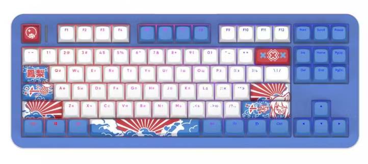 Клавиатура Red Square Alumix TKL Classic Pakuru (RSQ-20056), синий