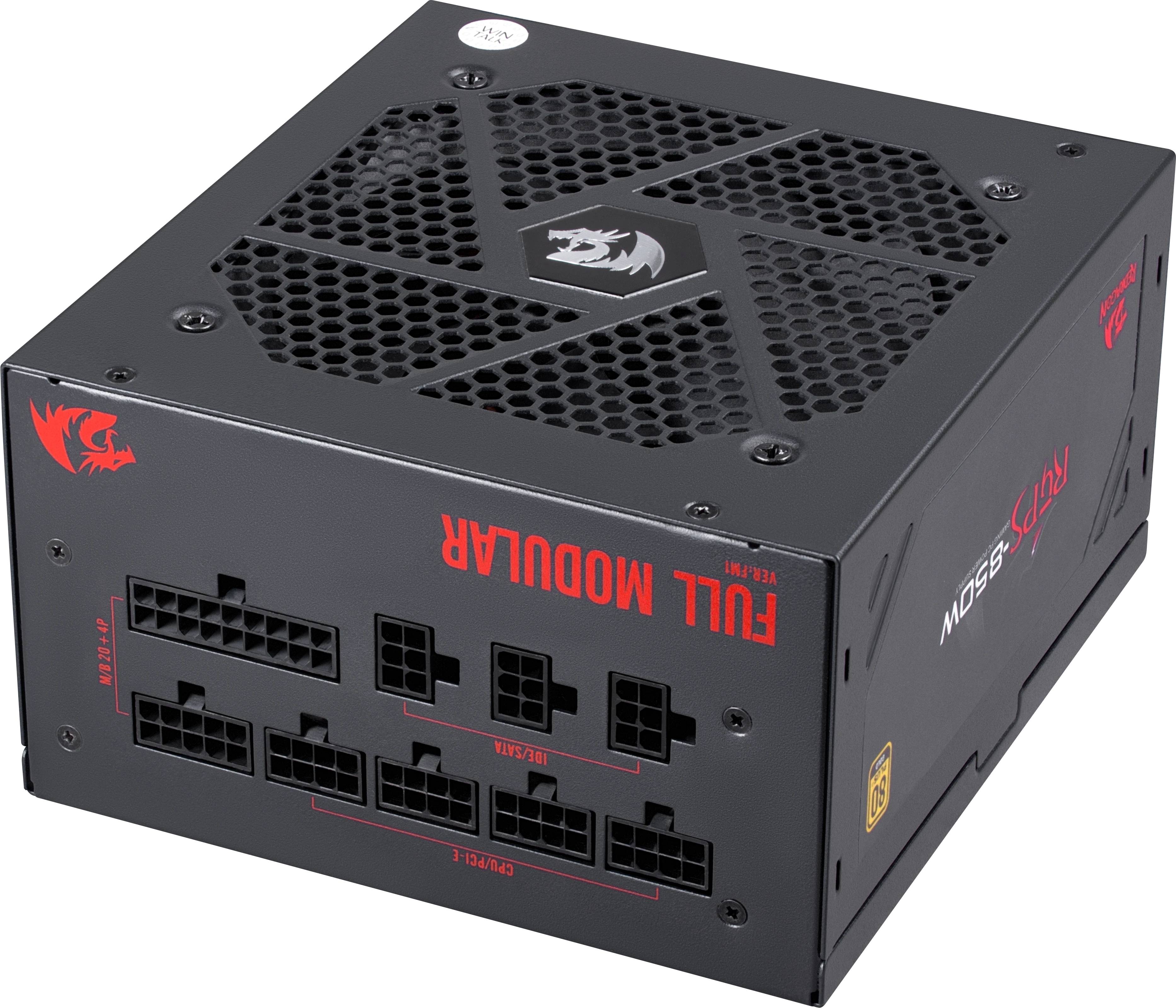 Блок питания 850Вт, Redragon RGPS-850W, 80 Plus Gold, APFC, ATX (70489)