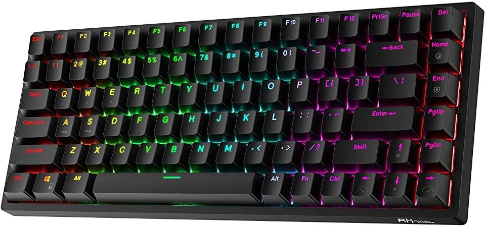 Клавиатура Royal Kludge RK84 RGB Black (Red switch)