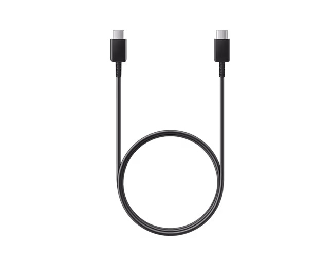 Кабель USB Type-C (M) - USB Type-C (M), 1м, Samsung EP-DA705BBEGWW, Black