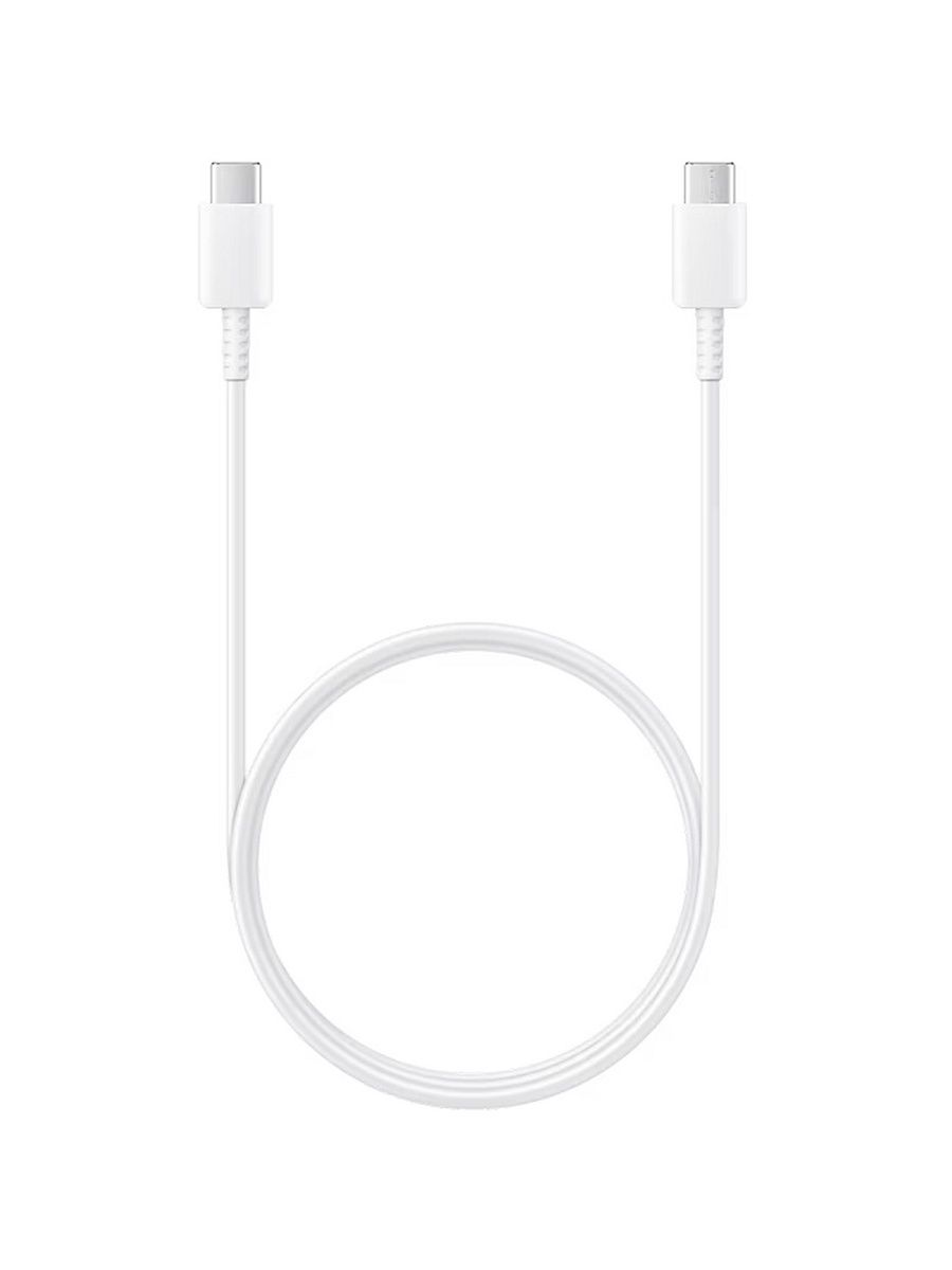 Кабель USB Type-C (M) - USB Type-C (M), 1м, Samsung EP-DA705BWEGWW, White