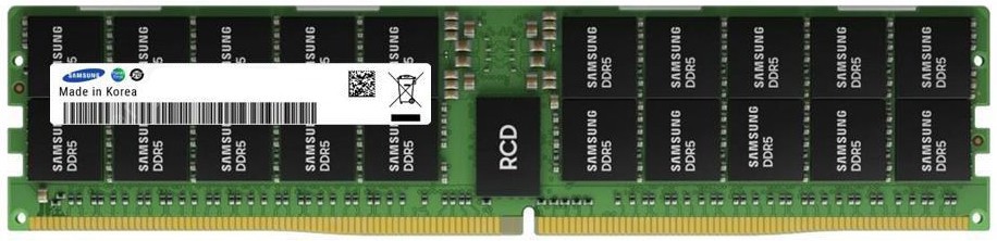 Серверная оперативная память 64Gb Samsung M321R8GA0BB0-CQK, DDR V, PC-38400, 4800MHz, ECC Reg