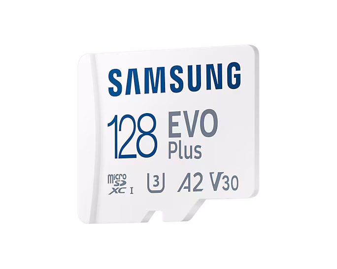 Карта памяти 128Gb Samsung EVO Plus MB-MC128SA/EU, SD Micro, SDXC Class 10, UHS-I, U3 переходник