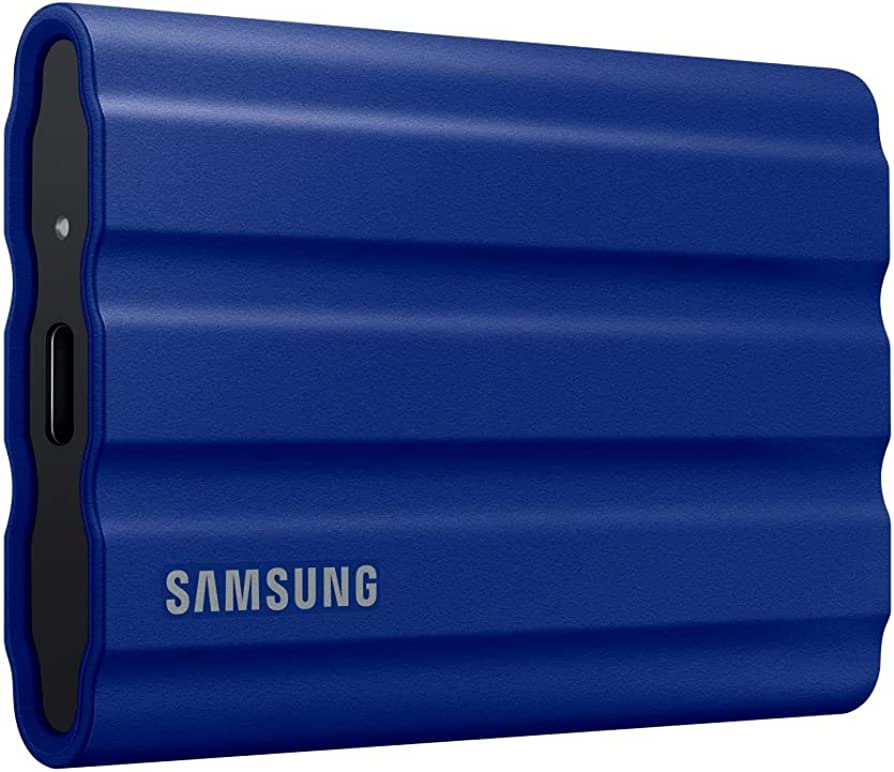 Внешний SSD 2Tb Samsung T7 Shield MU-PE2T0R/WW, USB Type-C, Blue