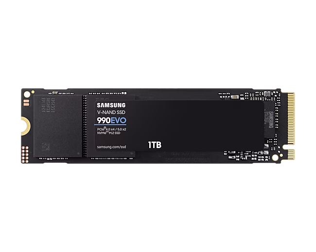 1Tb SSD Samsung 990 EVO MZ-V9E1T0BW, (5000/4200), NVMe M.2