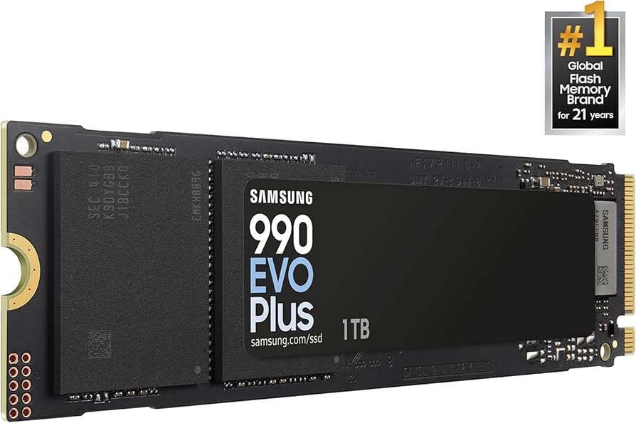 1Tb SSD Samsung 990 EVO Plus MZ-V9S1T0BW, (7150/6300), NVMe M.2