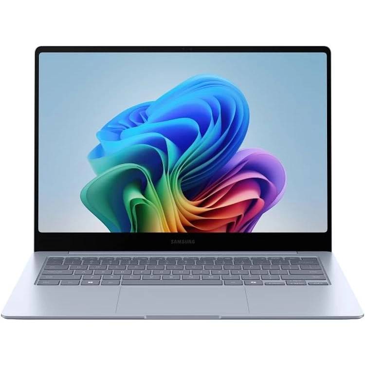 Ноутбук Samsung Galaxy Book 4 Edge NP940 NP940XMA-KB1US, 14" AMOLED Touch, Snapdragon X Elite X1E-80-100/ 16Gb/ 512SSD/ W11/ Blue